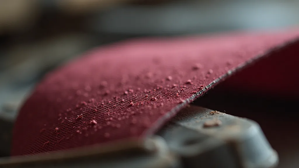 Close-up of aged typewriter ribbon