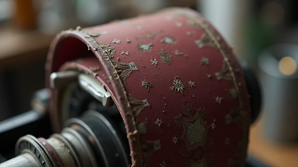 Faded typewriter ribbon