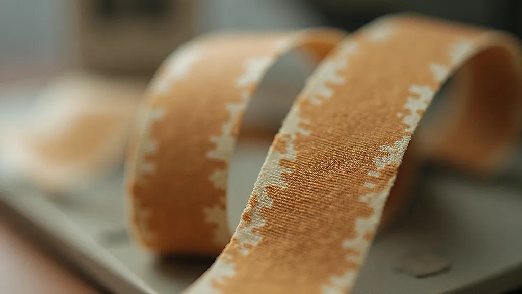 Oil stains on a typewriter ribbon