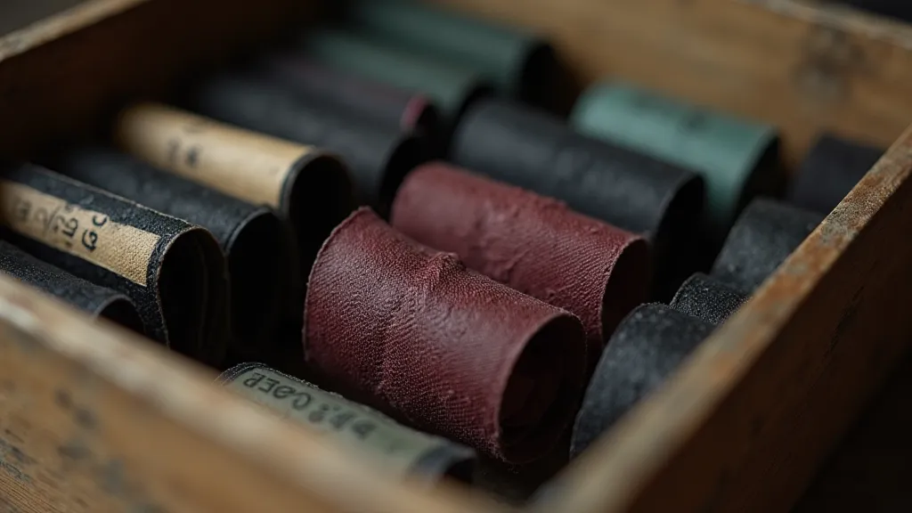 Collection of antique typewriter ribbons