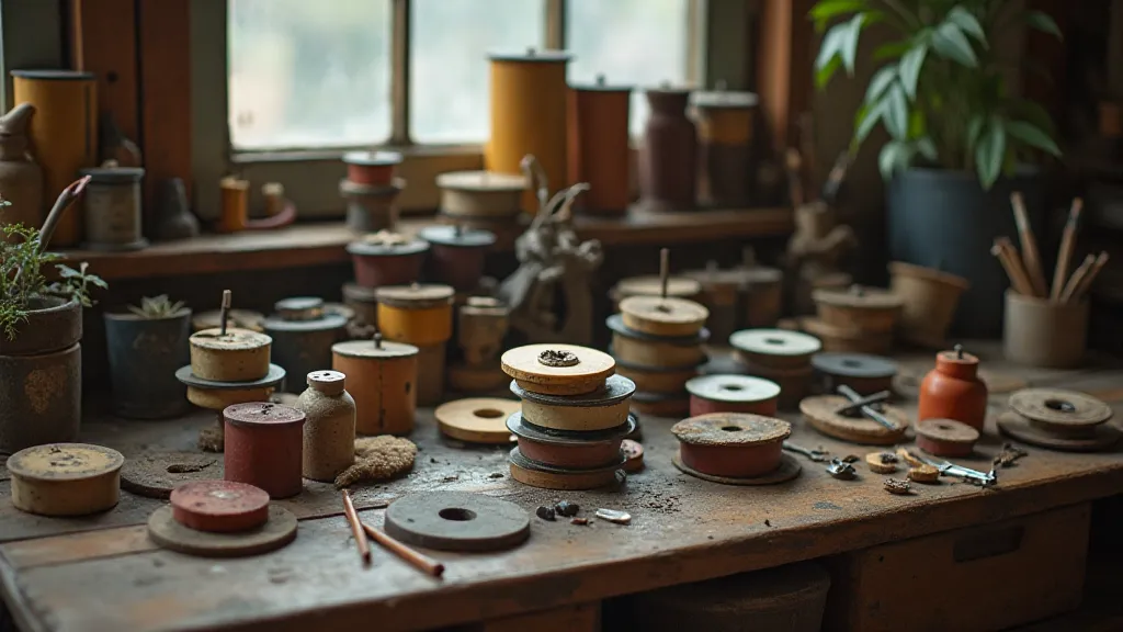 Collection of antique typewriter ribbons