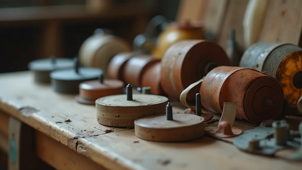 Collection of antique typewriter ribbons