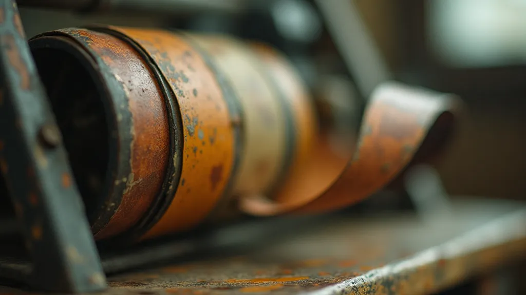 Typewriter ribbon on a spool