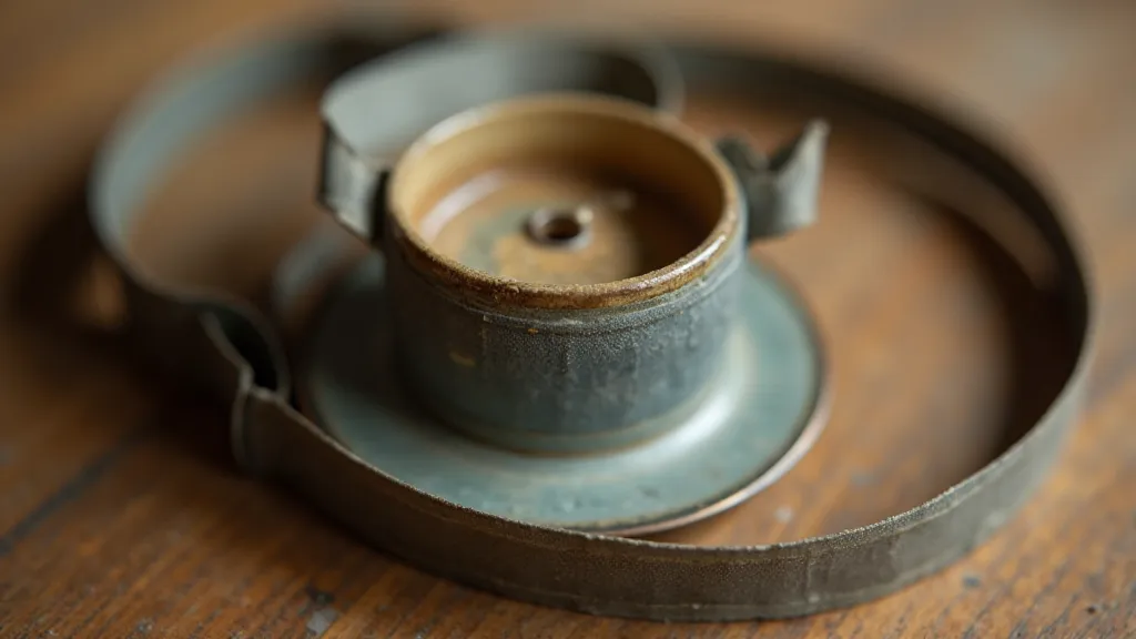 Antique typewriter ribbon on a spool
